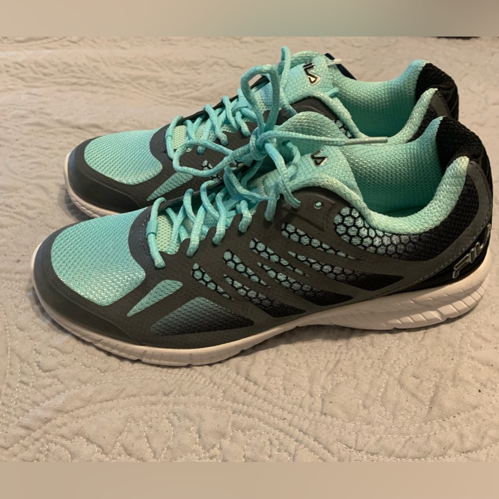 Fila Women's Memory Speedstride 5RM00022-057 Green Running Shoes Sneakers 9 1/2
